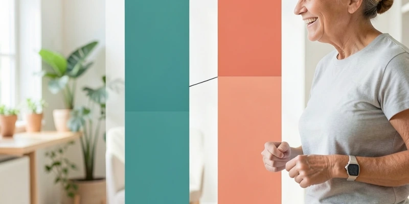 Balkendiagramm – Kalorienverbrauch NEAT bei sitzender vs. aktiver Alltagsperson über 24 Stunden, mit Beschriftung der einzelnen Aktivitäten wie Gehen, Stehen, Hausarbeit