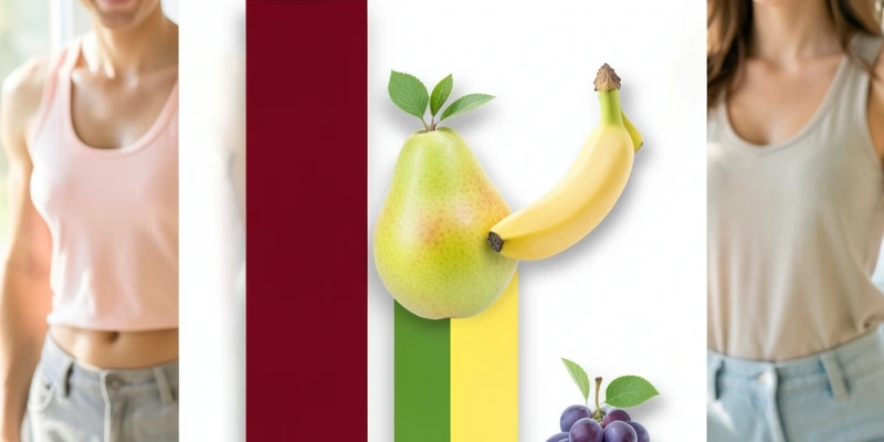 Ballaststoffgehalt verschiedener Obstsorten im Vergleich – Himbeeren, Birne, Banane, Weintrauben – visualisiert als Balkendiagramm