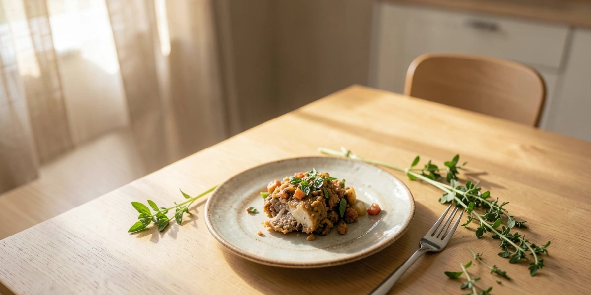 Bissen für Bissen essen - mit der Gabel statt mit dem Löffel