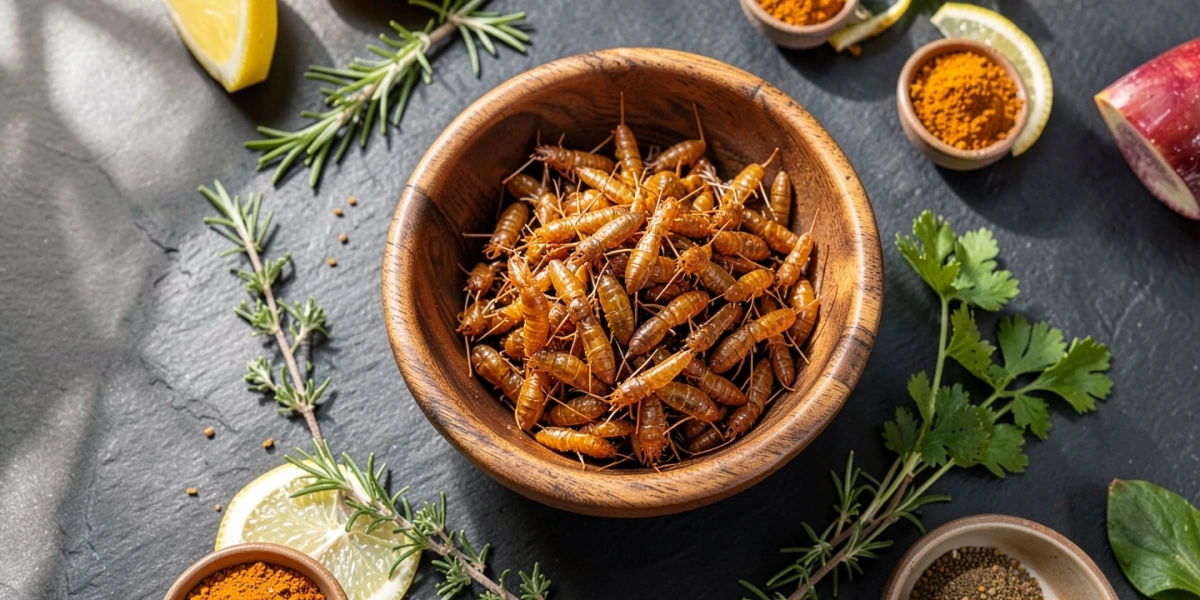 Der kalorienarme Insektensnack