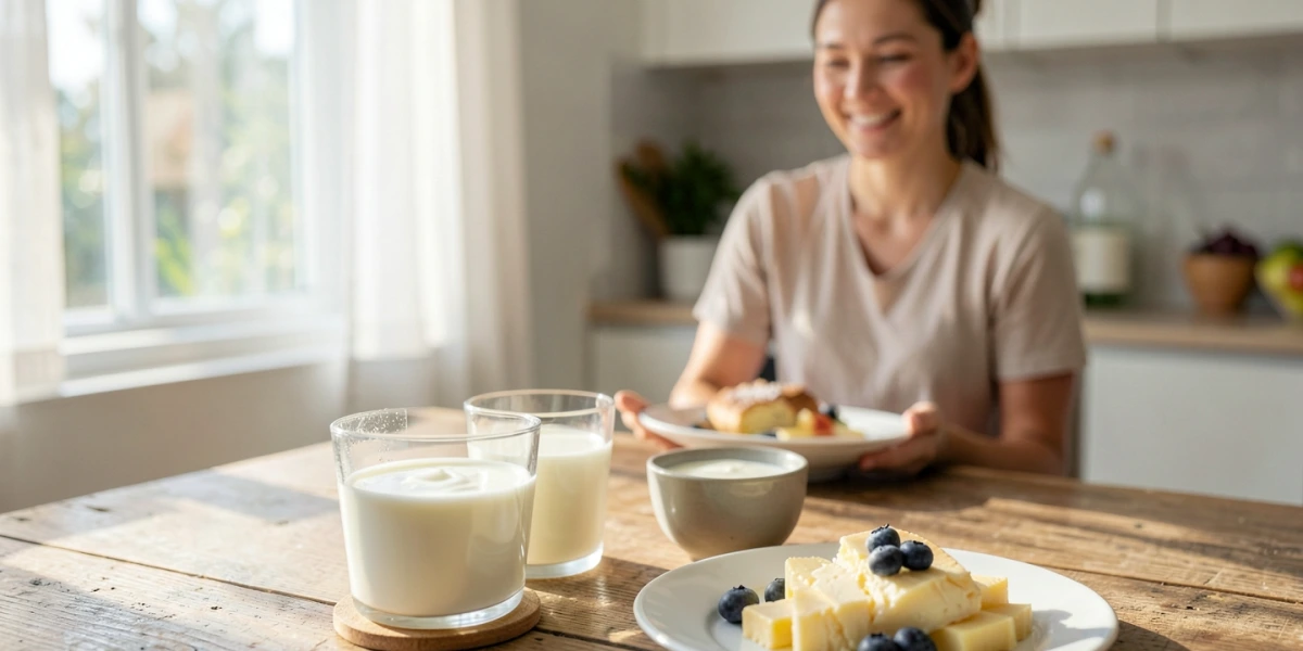 Fettarme Milchprodukte sparen Kalorien