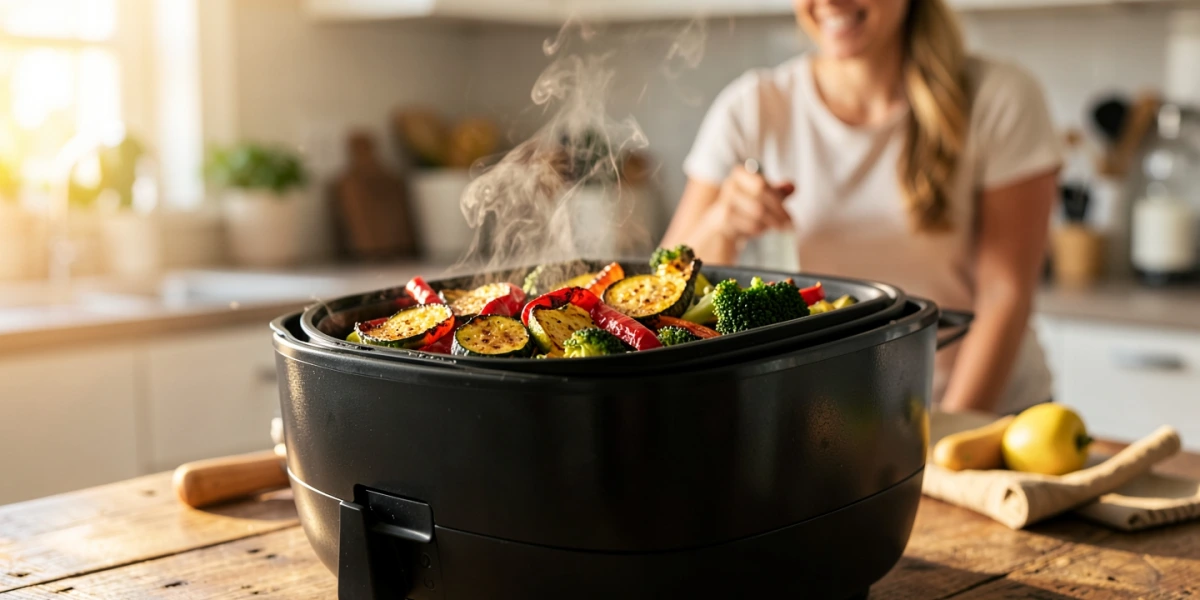Gemüse im Airfryer knusprig zubereiten