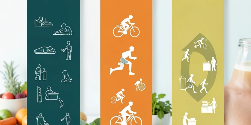 Grafik mit drei Säulen: Grundumsatz, Sport und NEAT – alle drei als Anteil am Gesamtverbrauch, NEAT mit breiter Variationsbreite dargestellt
