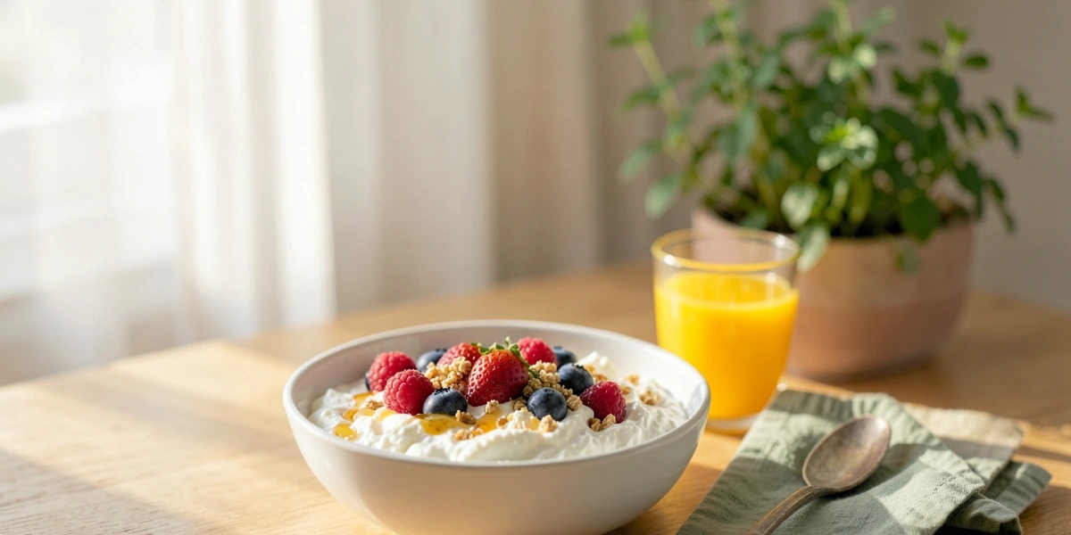 Magerquark zum Frühstück für einen satten Start