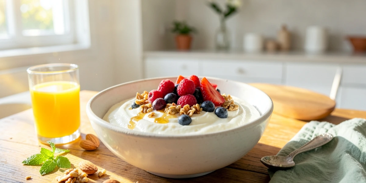 Magerquark zum Frühstück für einen satten Start