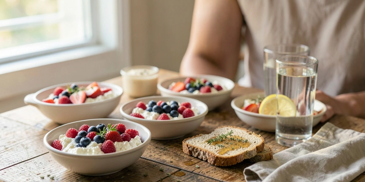 Magerquark zum Frühstück für einen satten Start