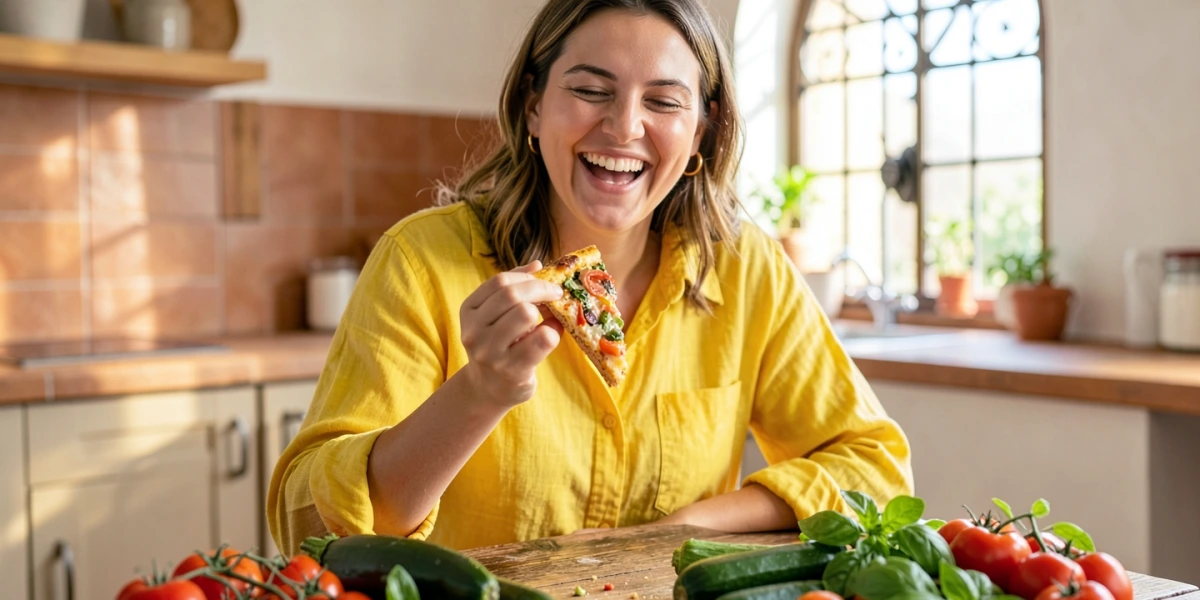 Pizza essen und abnehmen