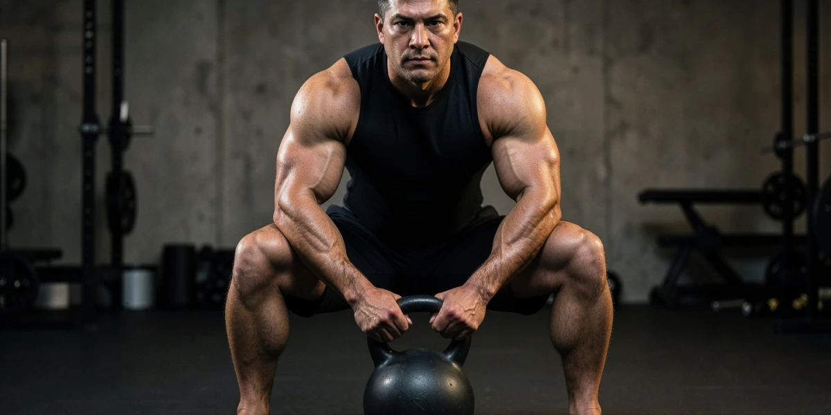 Sumo Squats mit Kettlebell