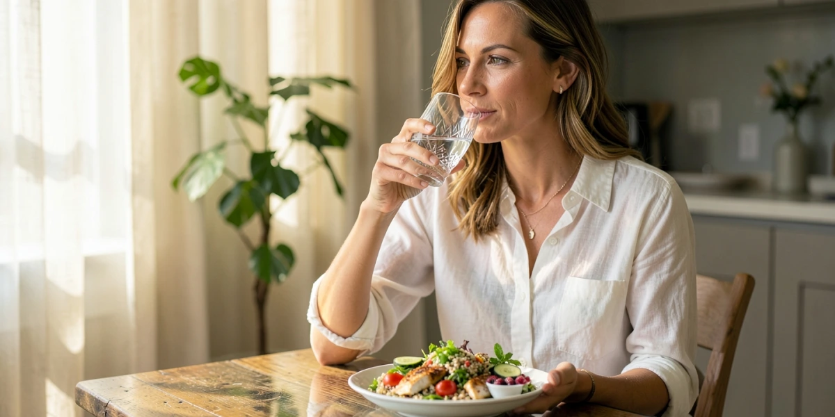Vor dem Essen ein Glas Wasser bewirkt Wunder